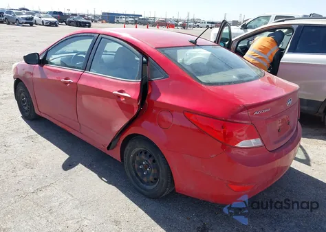 2016 Hyundai Accent Se z USA, uszkodzony, nr VIN KMHCT4AE3GU975631